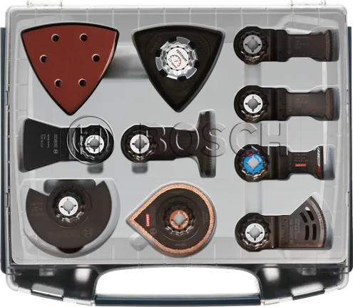 Bosch kõik-ühes i-Boxx komplekt, 33 osalist multitööriista tarvikut.